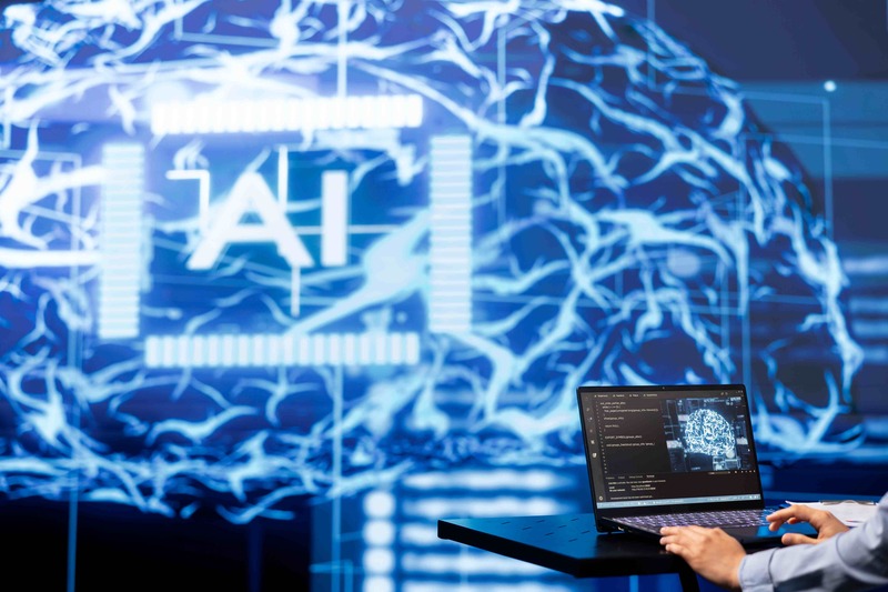 Engineer developing innovative artificial intelligence solutions by DC_Studio, Envato