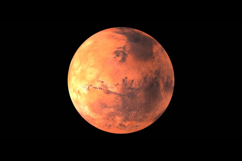 Mars red planet in space by martinholverda, Envato