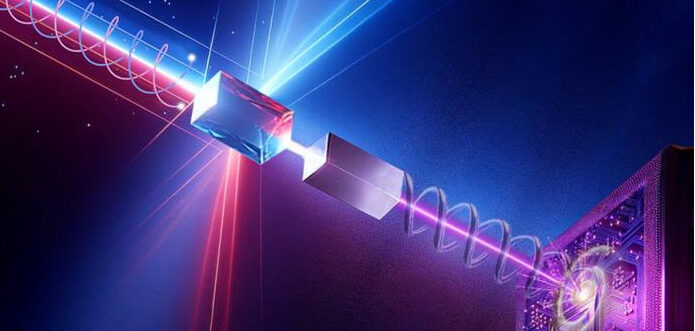 Deep ultraviolet solid-state laser with a compact setup generates a vortex at 193 nm wavelength. Image Credit: Prof. Hongwen Xuan (Chinese Academy of Sciences).