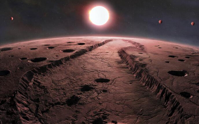 For a century, astronomers have been studyingBarnard’s Starin the hope of finding planets around it. First discovered by E. E. Barnard atYerkes Observatoryin 1916, it is the nearest single star system to Earth. Now, using in part theGemini North telescope, one half of theInternational Gemini Observatory, partly funded by the U.S. National Science Foundation and operated by NSF NOIRLab, astronomers have discovered four sub-Earth exoplanets orbiting the star. One of the planets is the least massive exoplanet ever discovered using the radial velocity technique, indicating a new benchmark for discovering smaller planets around nearby stars. Image Credit: International Gemini Observatory/NOIRLab/NSF/AURA/P. Marenfeld