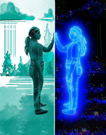 A digital twin could help scientists study the inner workings of the brain. Credit: Emily Moskal/Stanford Medicine