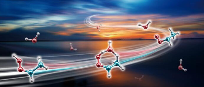 Scientists discover accelerated reaction between Criegee Intermediates and water via roaming mechanism Credit: DICP