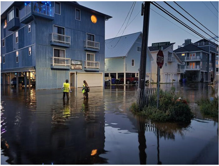 Sunny Day Flooding in Carolina Beach, N.C.
