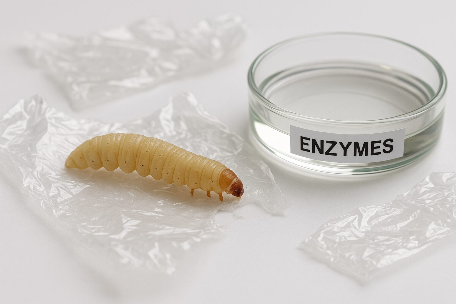 Wax Worm Saliva Enzymes Break Down Plastics Efficiently - Innovations Report